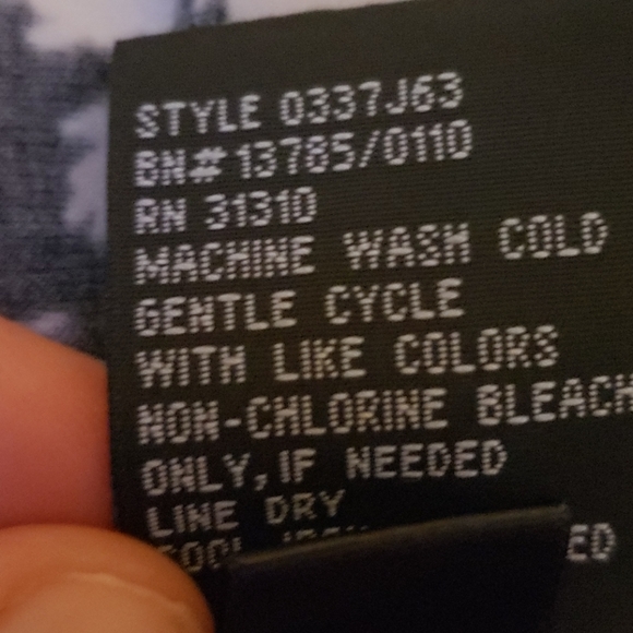 AB Studio Black & White Easy Dress Size Medium - Picture 10 of 10